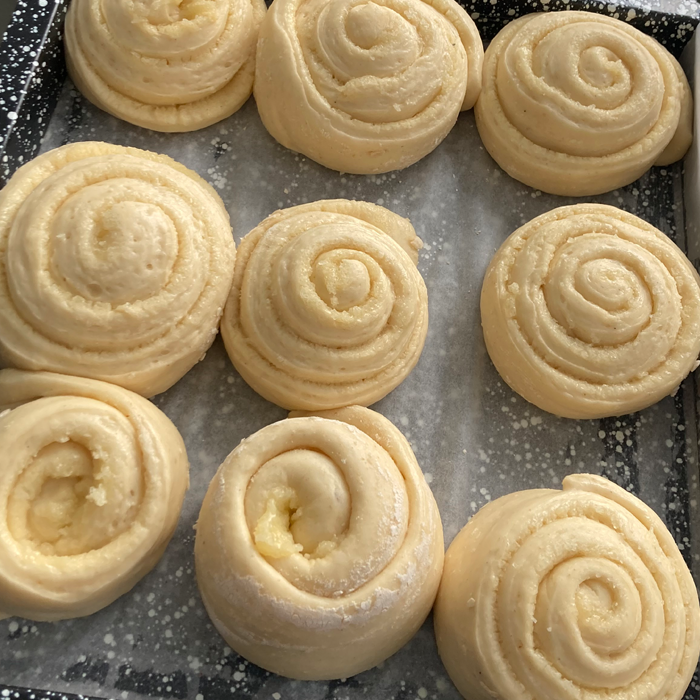 Workshop cinnamon buns and lemon rolls