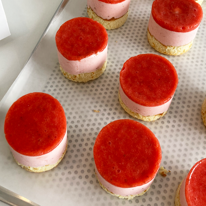 Workshop bavarois taartjes.