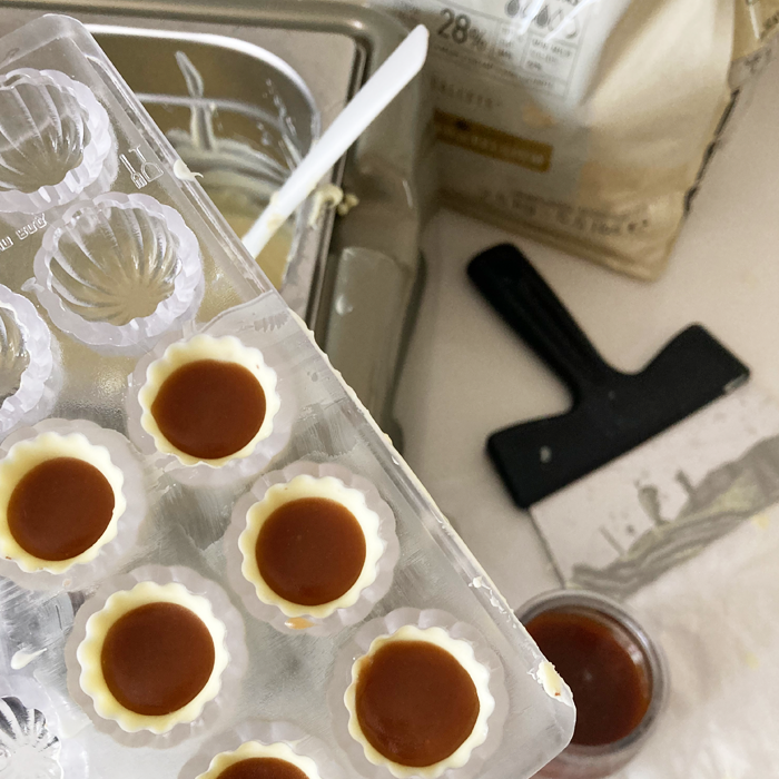 Workshop pralines.
