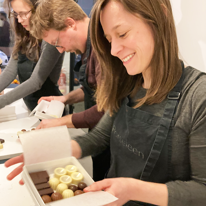Workshop pralines.