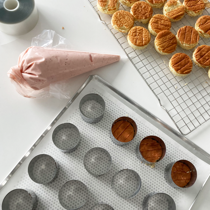 Workshop bavarois taartjes.